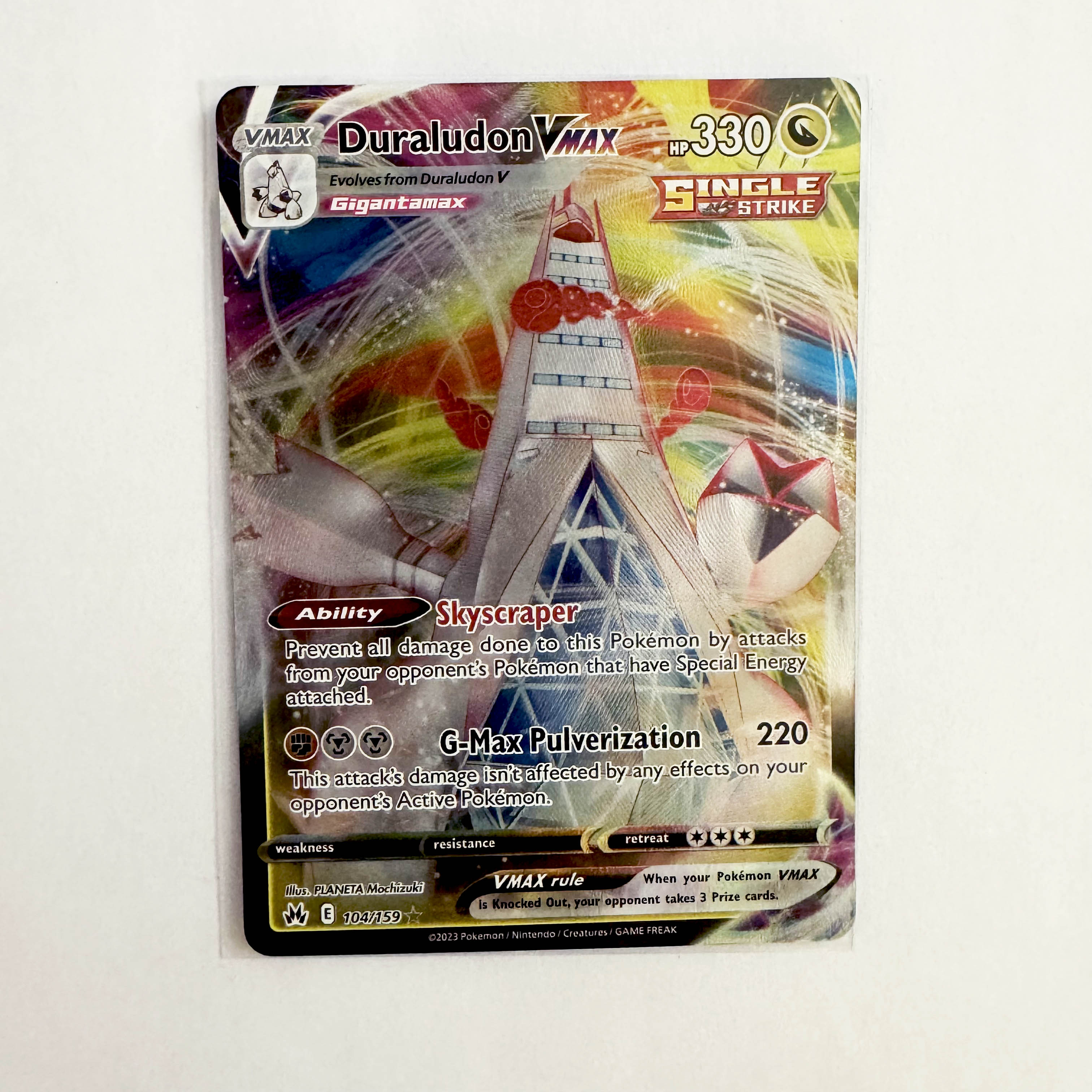 duraludon vmax pokemon card Amazon.com: Duraludon VMAX - 220/203 - Secret Rare - Sword & Shield