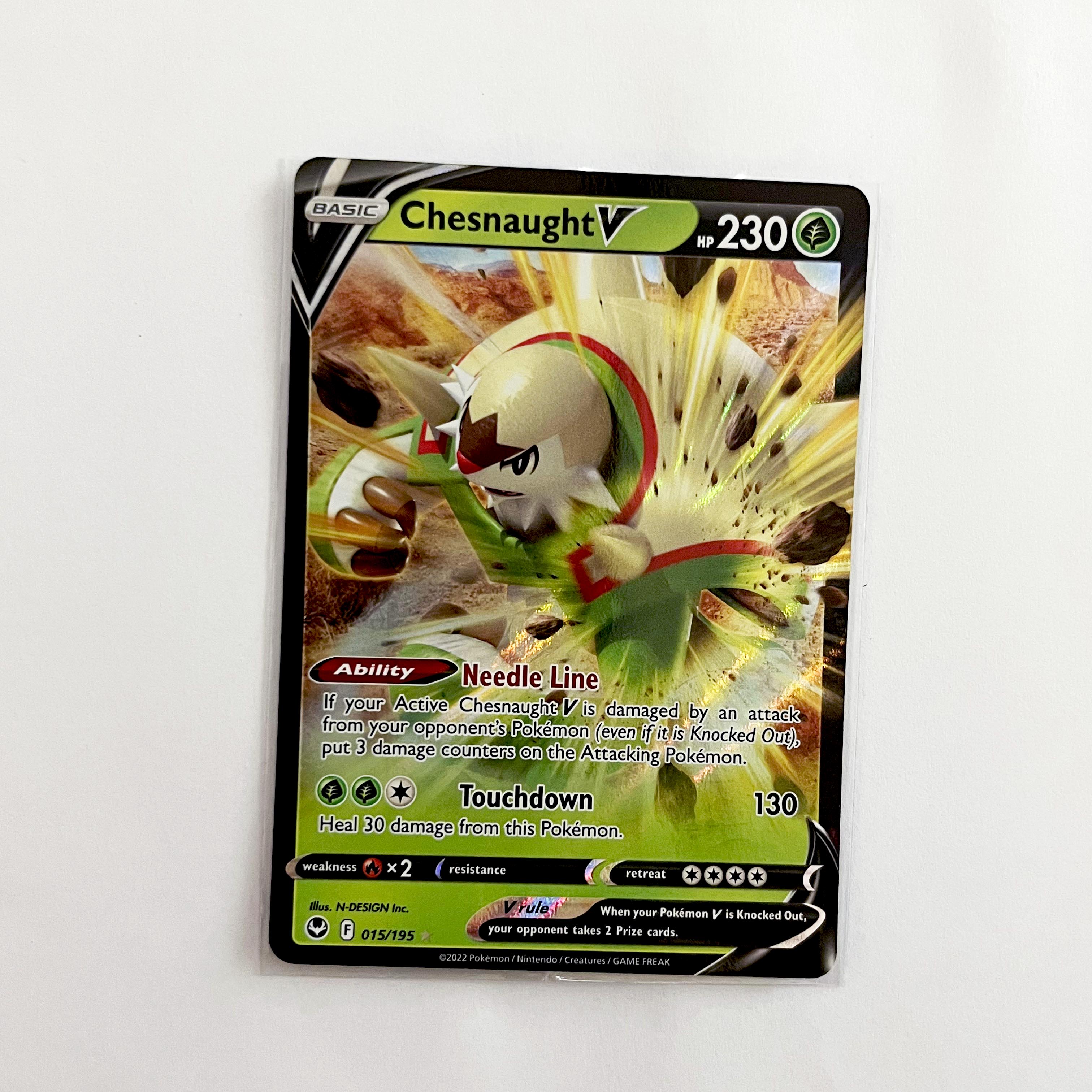 chesnaught v pokemon card value Chesnaught V - SWSH12: Silver Tempest [ULTRA RARE]